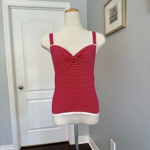 Nine & Co. Knitted Top with Sweetheart Neckline
